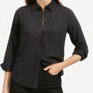 Everlane Shrunken Double Gauze Shirt
